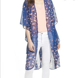 NWT Trouvé Cover Up Floral Wrap